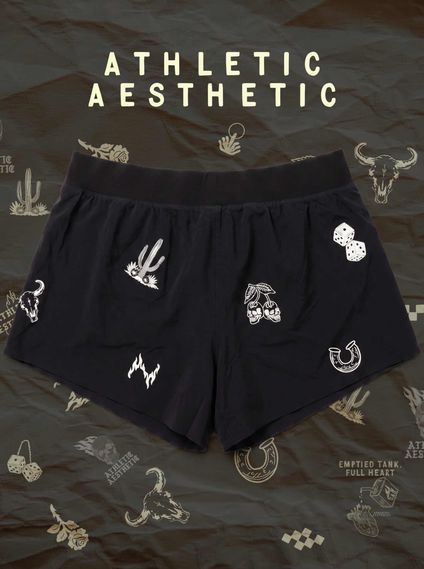 Women's Tatted Running Shorts
